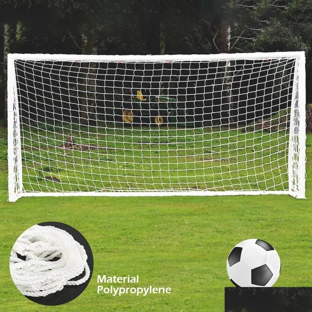 Balls Balls Full Size Football Goal Net Soccer Post Training Accessories Material 230428