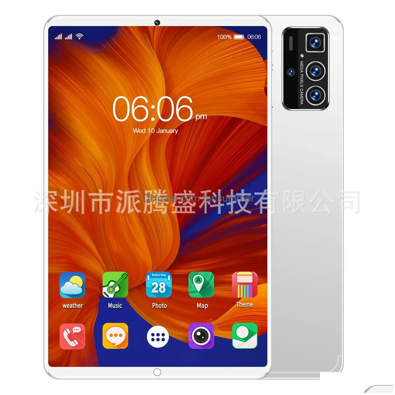cross border blockbuster manufacturers wholesale and stock 10 inch tablets 14pro1g+16g wcdma dual card dual standby 8 cores