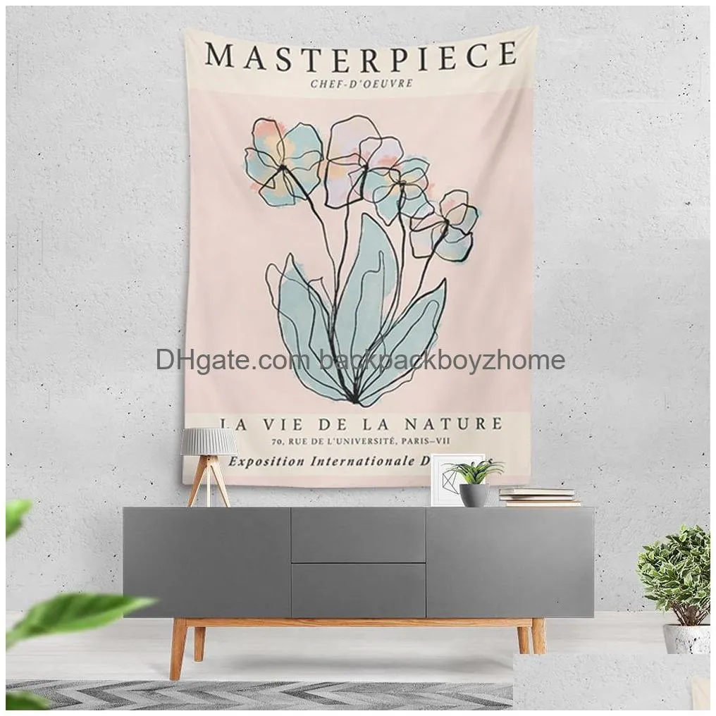 wall stickers modern boho decor wall tapestry hippie cartoon curtain beach towel yoga mat matisse abstract art wall hanging anime tapestry