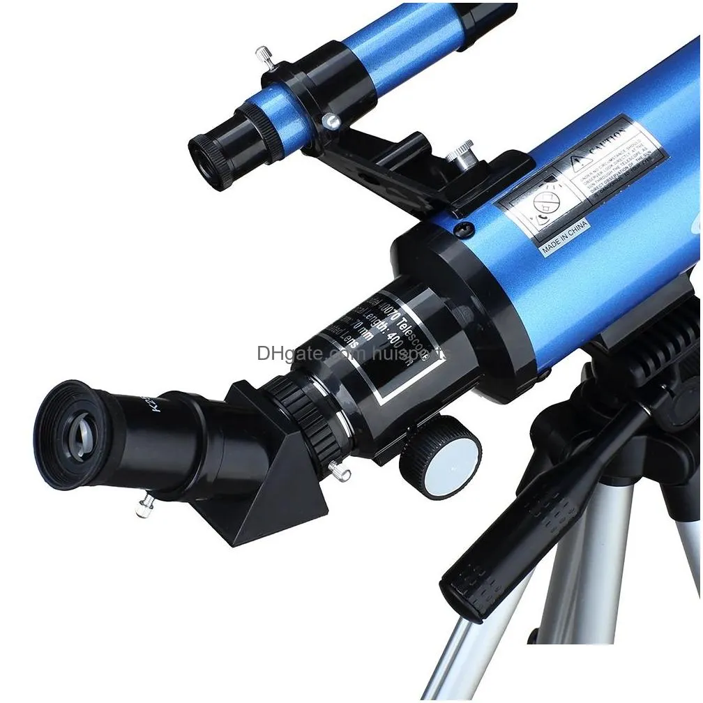 Gun Lights Optics F40070M Telescope Astronomical Monocar With Tripod Refractor Spyglass Zoom High Power Powerf For Astronomic Space Dhevh