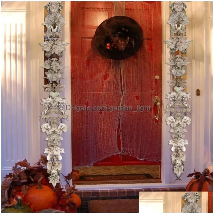 decorative flowers reusable fall vines fake versatile vine realistic autumn home decor halloween wall decoration