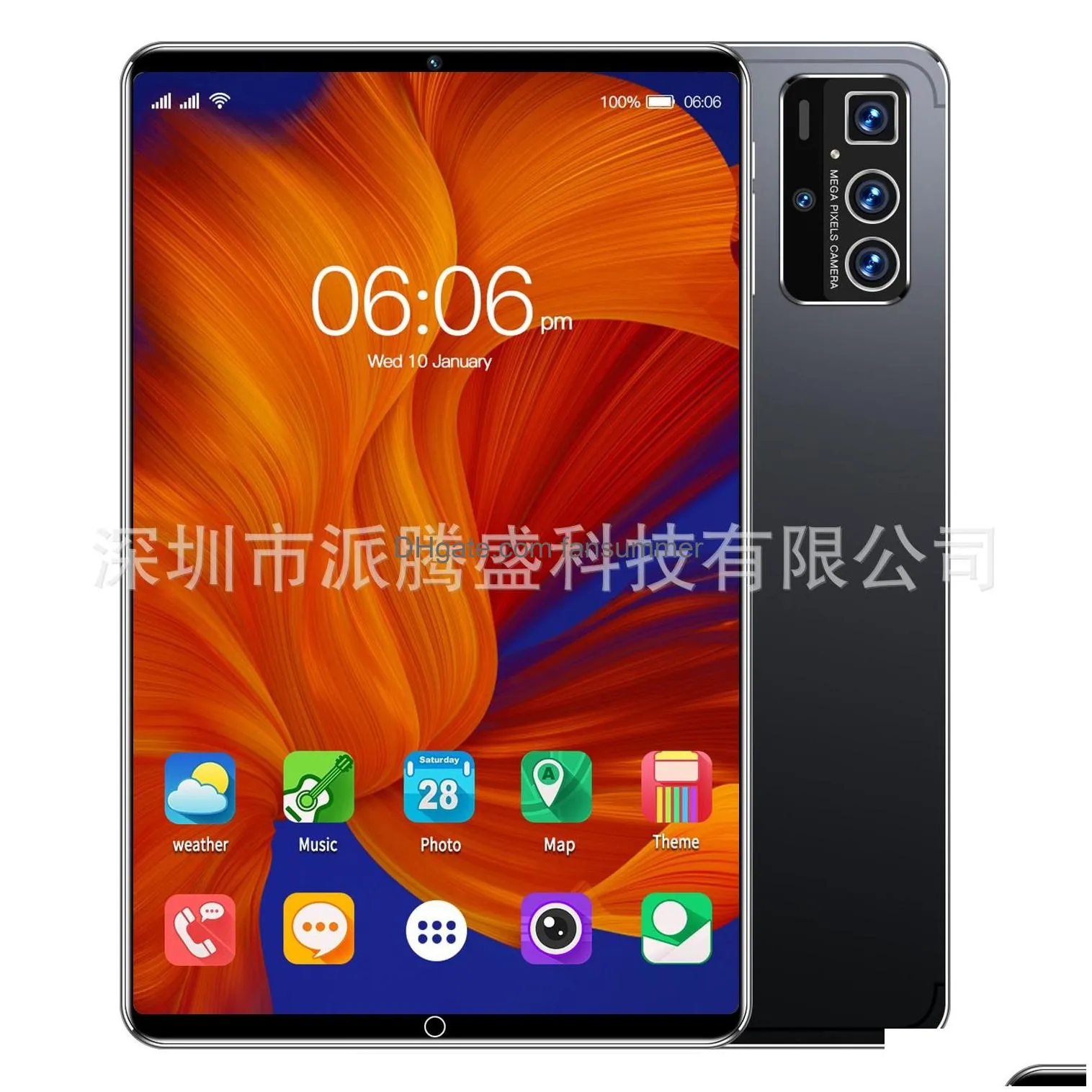 cross border blockbuster manufacturers wholesale and stock 10 inch tablets 14pro1g+16g wcdma dual card dual standby 8 cores