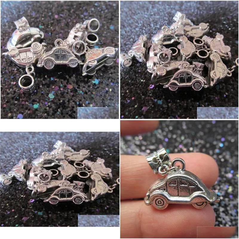 Start With 20 Hot Bug Car Automobile Dangle Charm Bead 925 Silver Fashion Women Jewelry Design European Style For Bracelet2222257