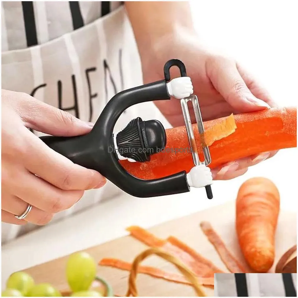 Cute Fruits Vegetables  Tools Stainless Steel Peelers Zesters Fruit Vegetable Tools Kitchen Supplies Funny Gadgets