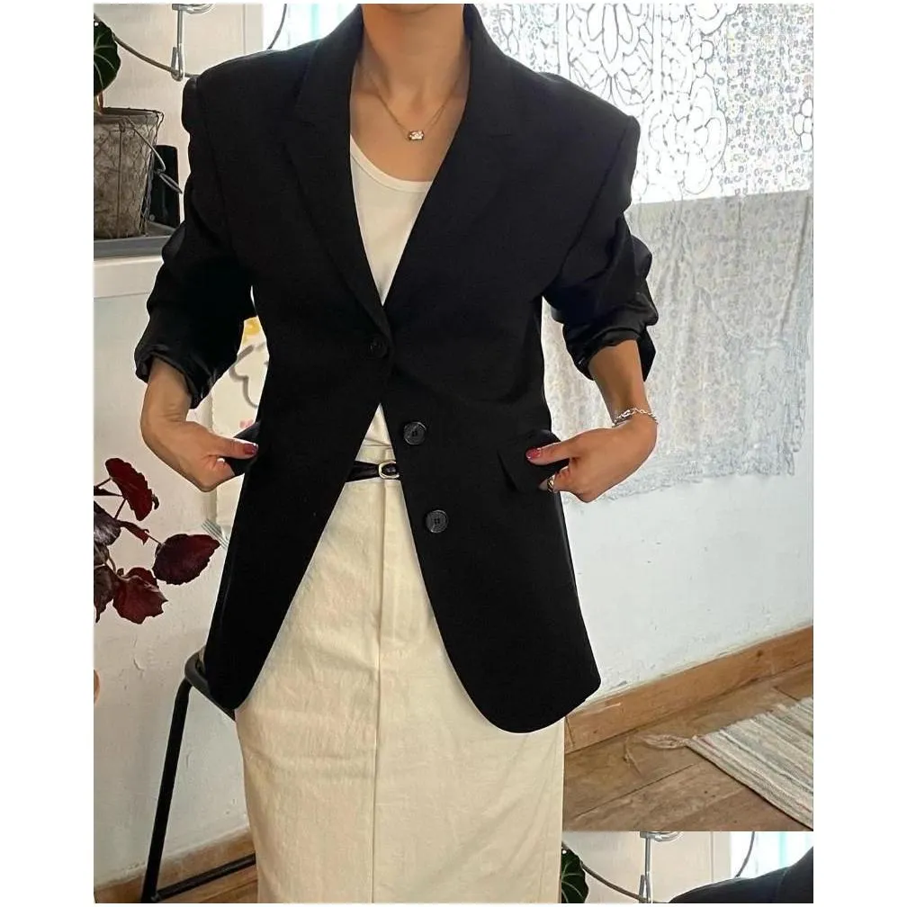 Women`s Suits Korean Style Spring Oo Single Three-button Casual Fit Jacket