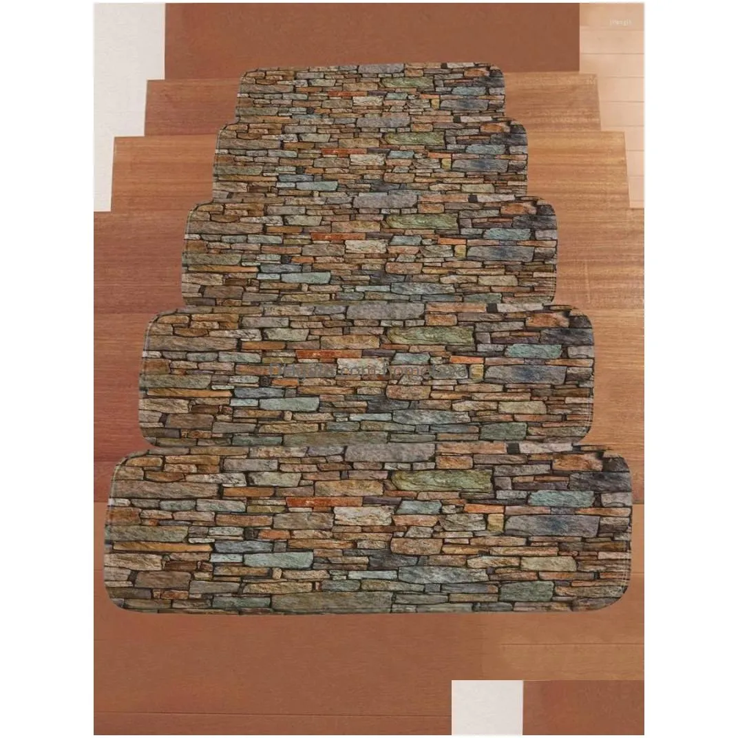 carpets creative stone wall mat carpet home bedroom door non-slip stair customization arrivel