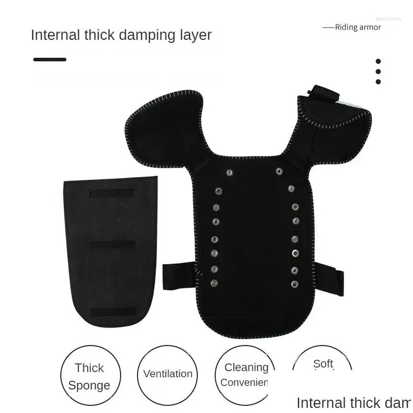 Motorcycle Armor 4-15 Years Children Body Protector Vest Kids Motocross Jacket Chest Spine Protection Gear Anti-fall Impact Resistant