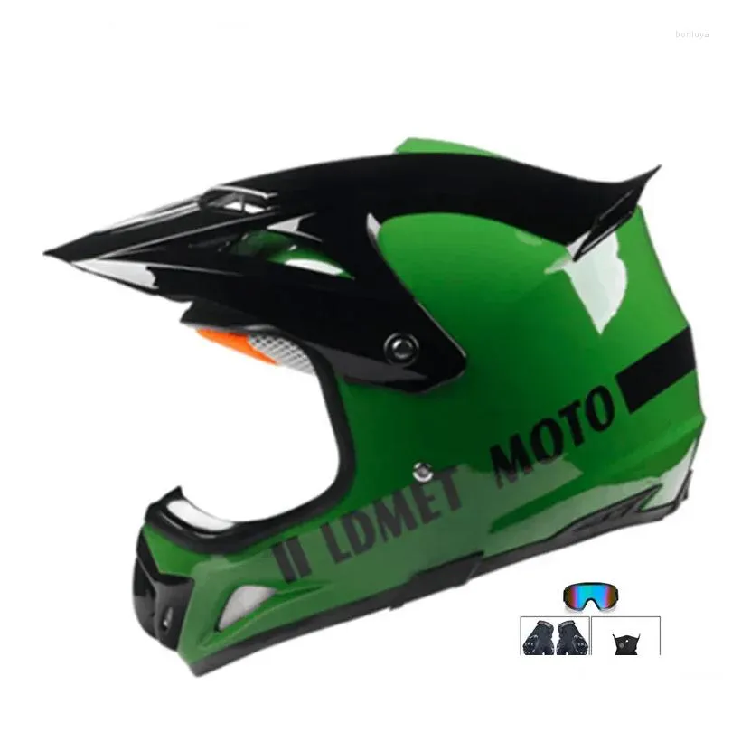 Motorcycle Helmets Off-road Helmet DOT Motocross Professional Motorbike Racing Dirt Bike Full Face Moto Helm Cascofree Free 3 Pcs Gift