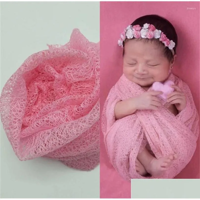 Blankets 50x150cm Wrap Baby Pography Props Born Wraps Lace Po Studio Cloth Accessories