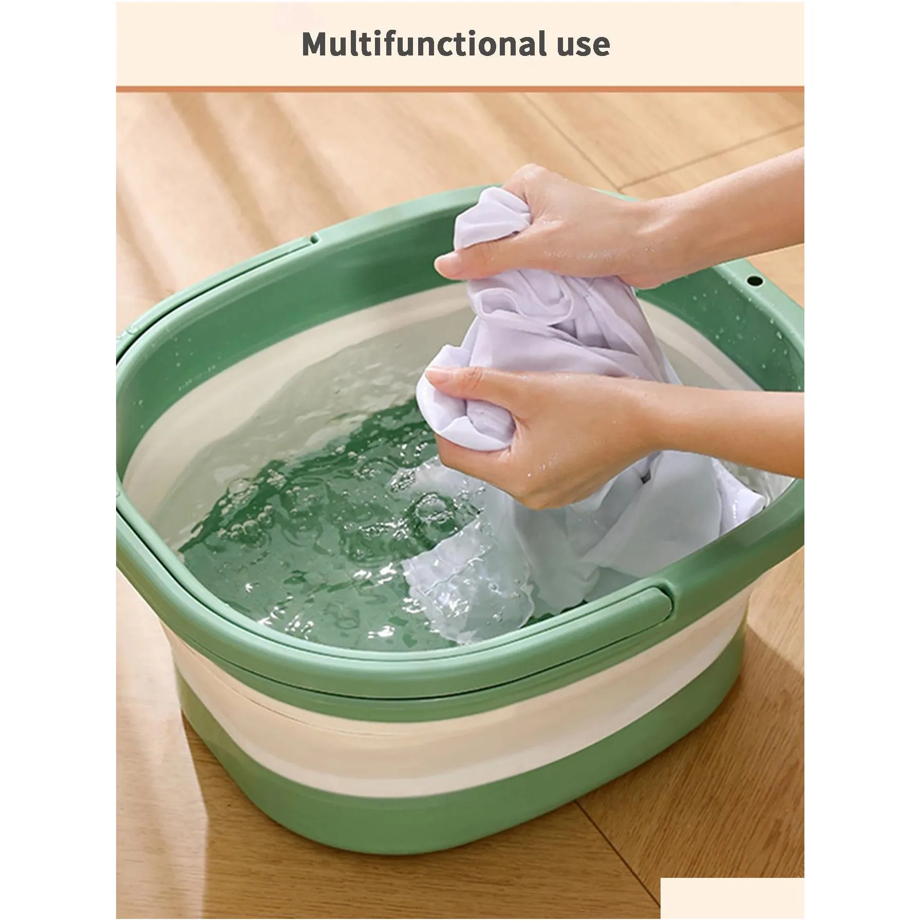 buckets foldable foot bath tub for home massage 231124