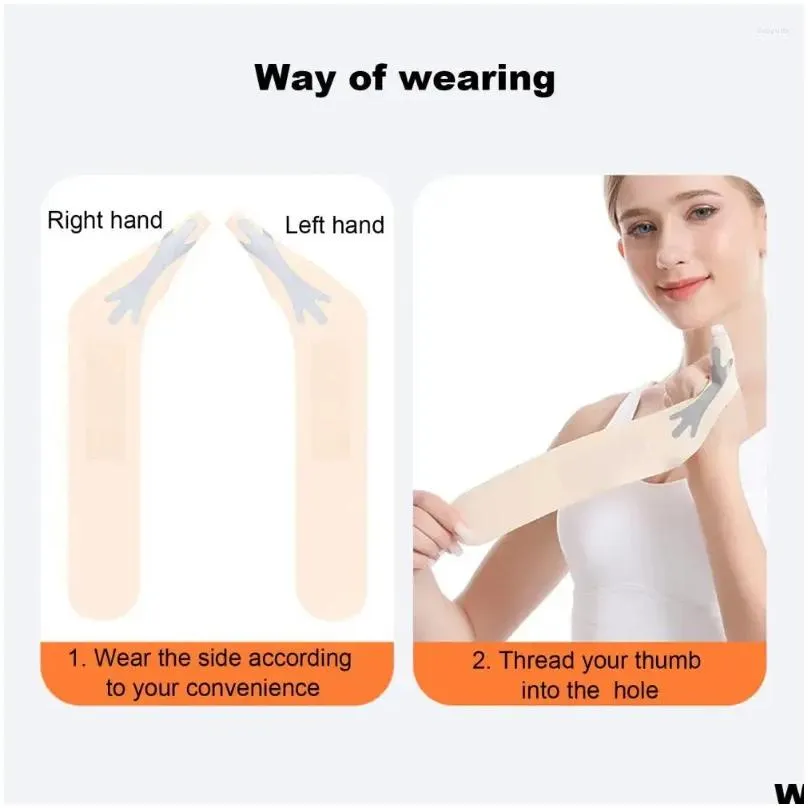 Wrist Support Compression Brace Breathable Ultra-thin Thumb With Fastener Tape For Joint