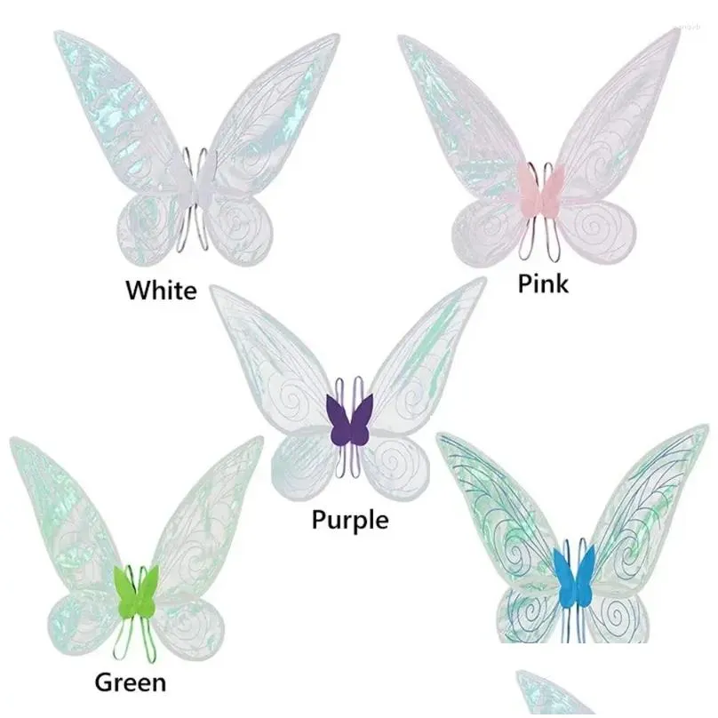 Party Decoration Gift Cosplay Costume Favor Halloween Accessories Butterfly Dress-Up Wings Fairy