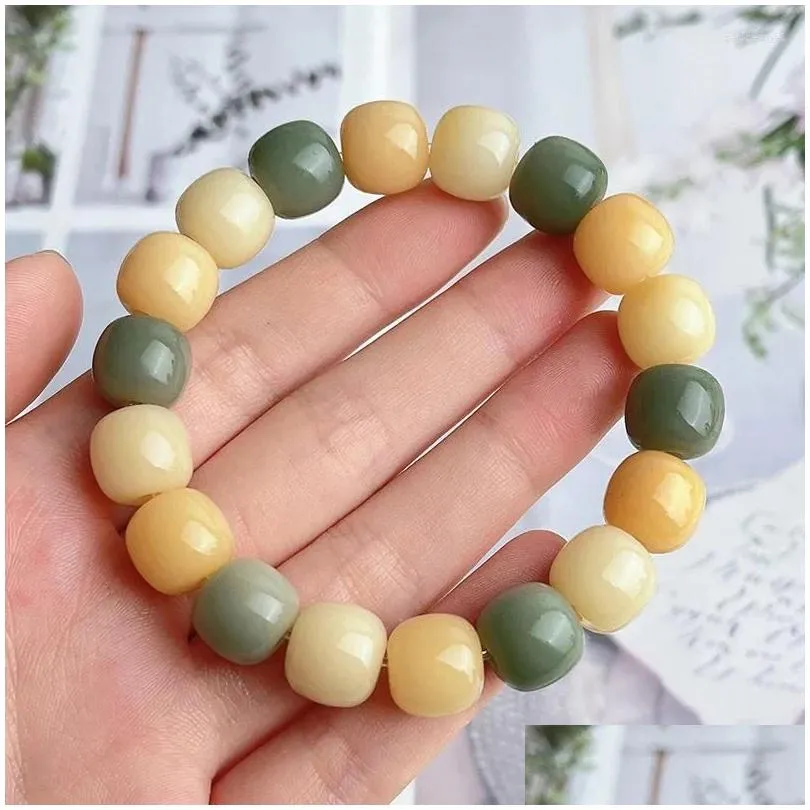 Strand Colorful Single Circle Bracelet Men And Women Around The Fingers Must Have Buddha Beads Play Bodhi Root Jewellery