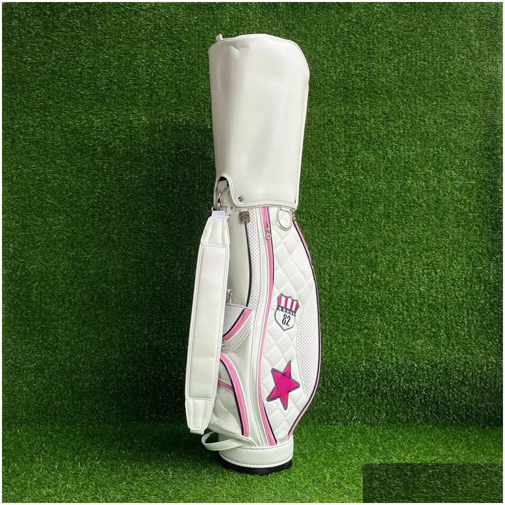 bag Male Golf Cart Bags White and red Waterproof ultra-light large capacity Female Golf bag Contact us to view the correct product