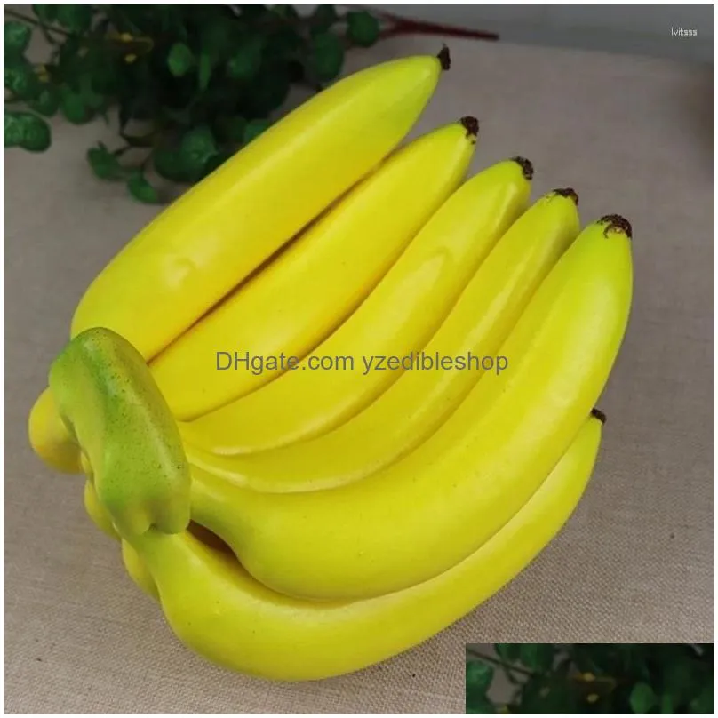 party decoration artificial banana bunch display props decorative decors funny toy