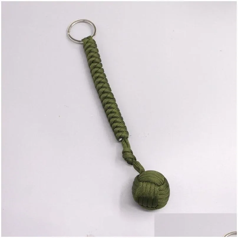 Outdoor Steel Ball Security Protection Bearing Self Defense Rope Lanyard Tool Key Chain Multifunctional Keychain 5Xlpd Crjig 857