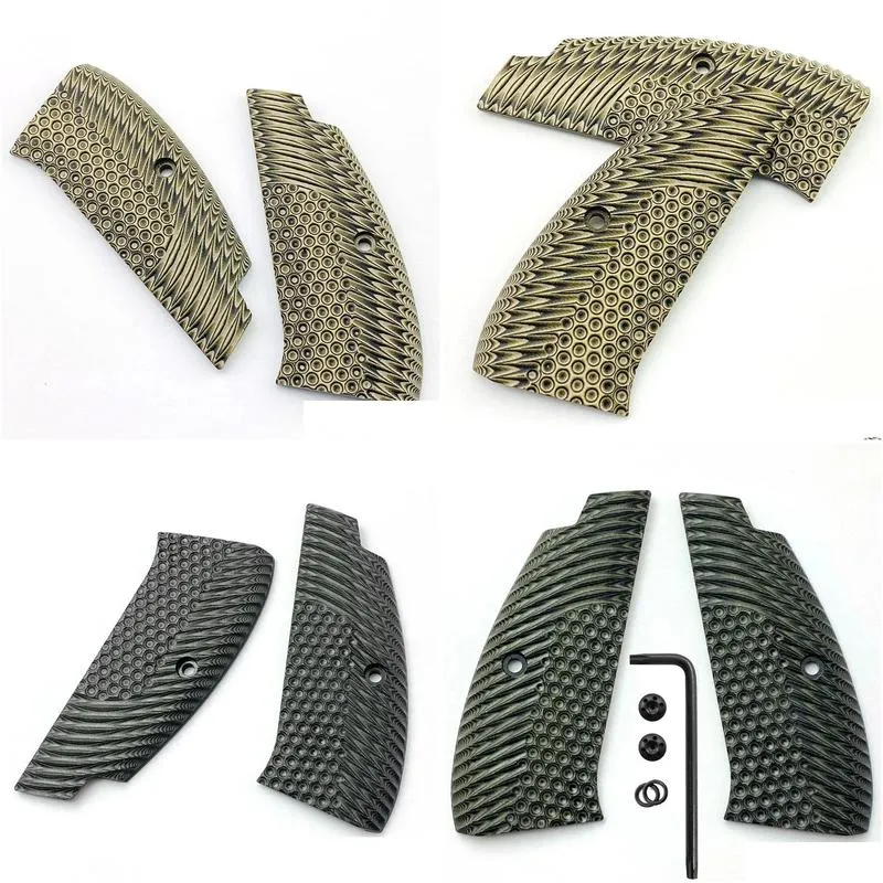 Tools Military Model Grip Antislip Tactical Handle G10 Grips for CZ75 Grips CZ 75 Full Size, SP01 Series, Shadow 2, 75B BD Screw