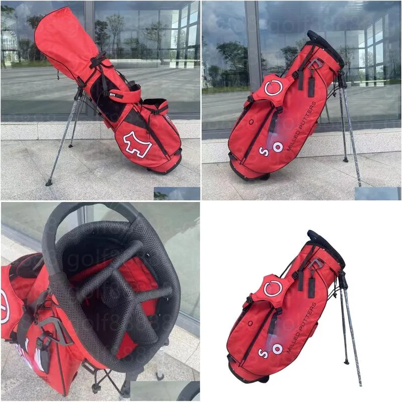 Clubs Red Golf white circle T Stand Bags Golf Bags Large diameter and large capacity waterproof material Contact us to view pictures with