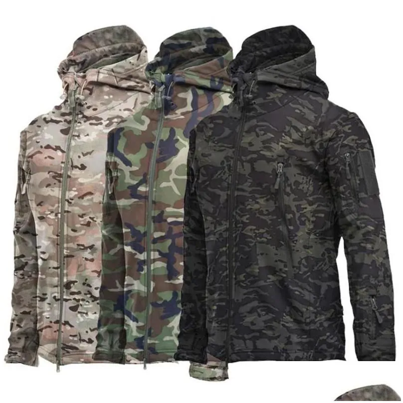Other Sporting Goods Tactical Hiking Jacket Soft Shell Windproof Waterproof Windbreaker Coats Men Military Outerwear Hunting Clothes