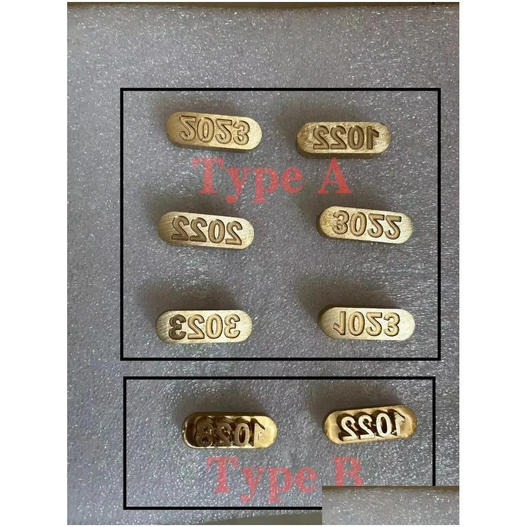 Steering Wheel Covers Customized Tire Date Changing 1020/ 0722 / 0723/ 0721/ 2024 0718 Brass Mould Stamp Price For One Piece Only