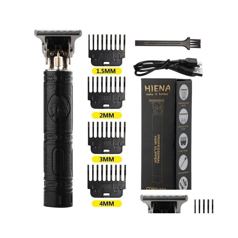 Hair Trimmer 2022 Vintage T9 Hine Cordless Cutter Finishing Hines Beard Clipper For Men Electric Shaver Usb Razor Man Also Pets Home D