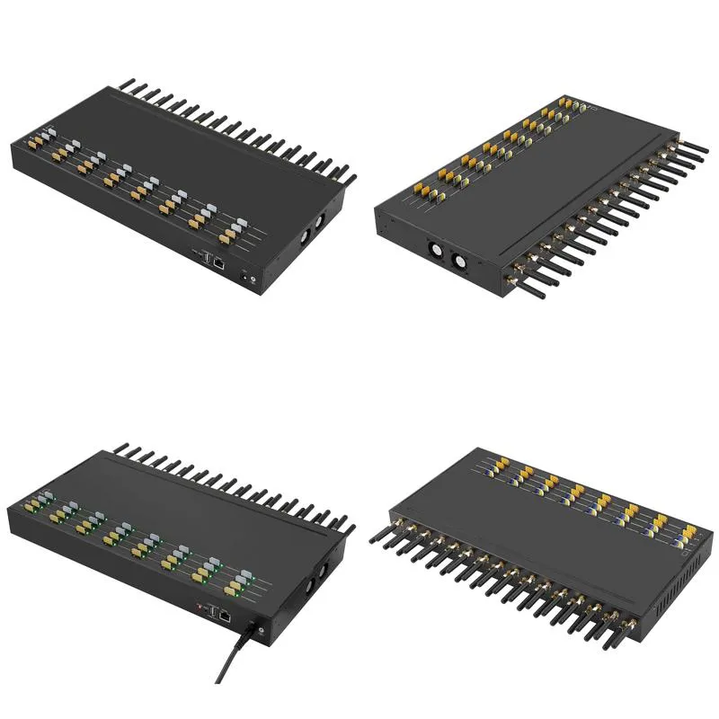 Factory Rate 2G Gsm 32 Antenna Channel High Gain Signal Wireless Modem Support SMPP Http API Data Analysis And SMS Notification System