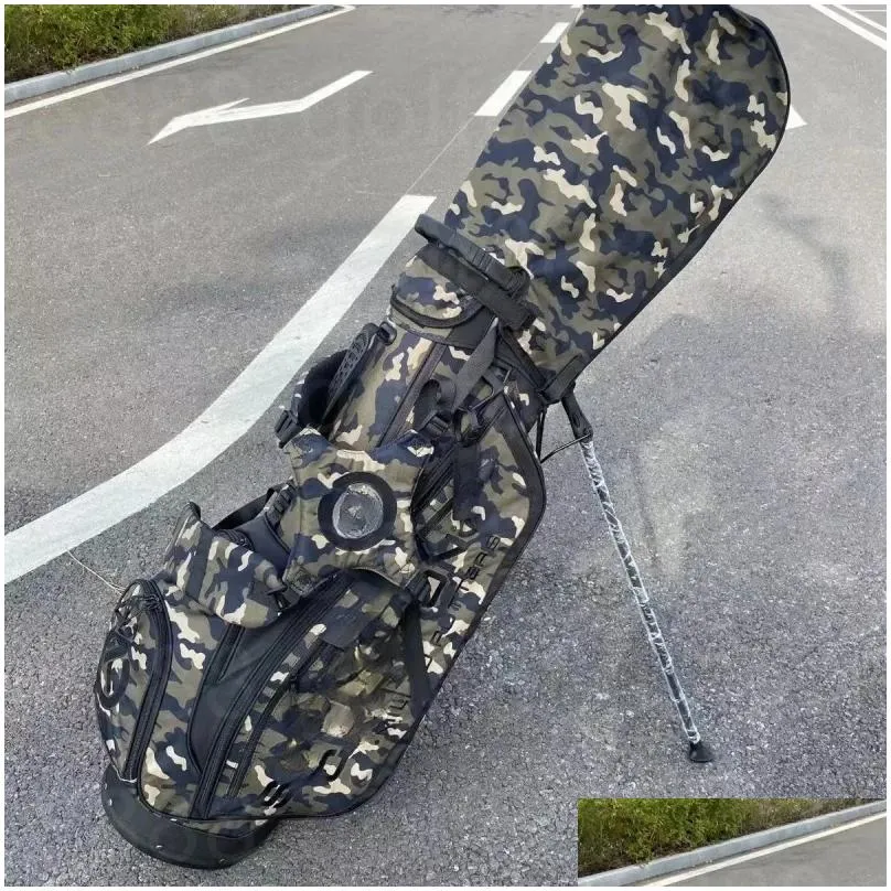 Clubs Camouflage Golf black circle T Stand Bags Golf Bags Large diameter and large capacity waterproof material Contact us to view pictures with