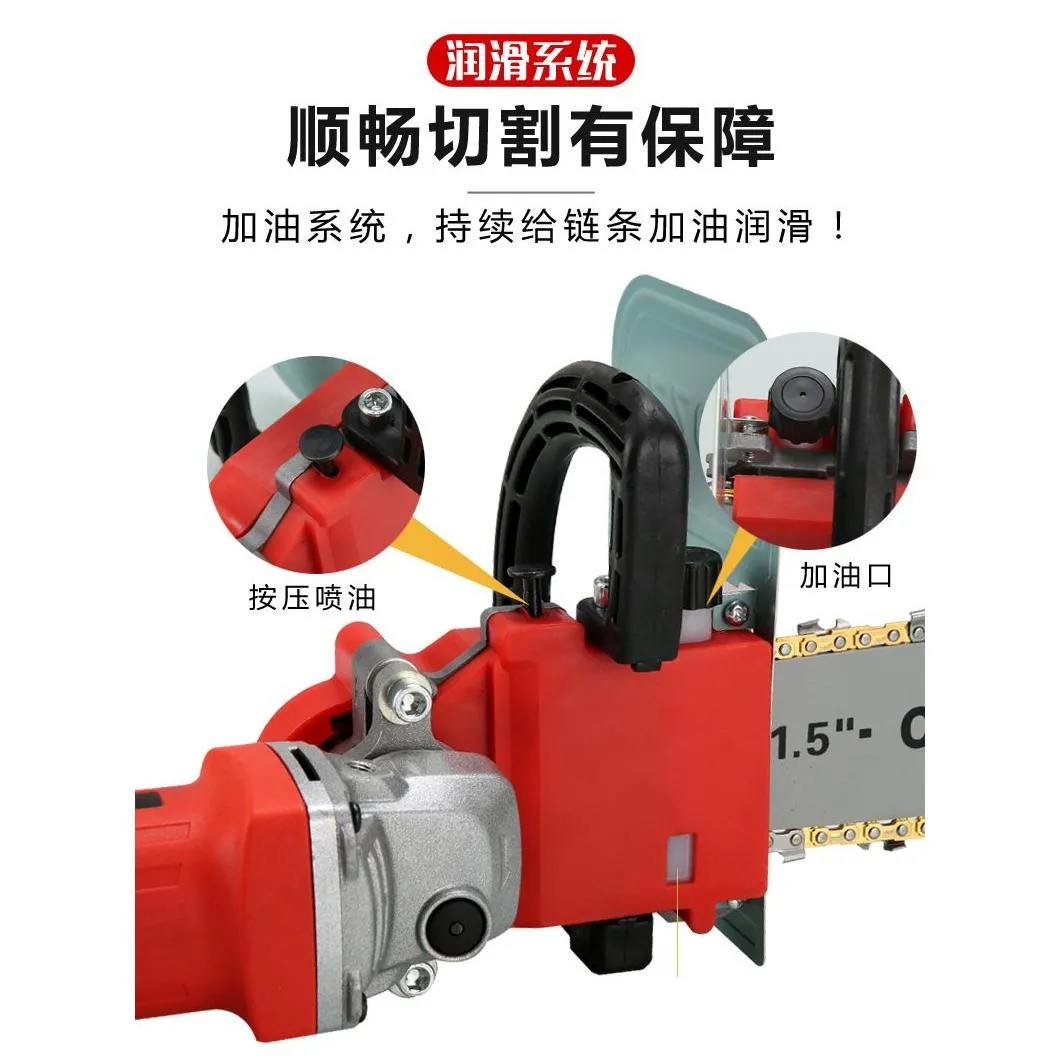 Cutting and polishing integrated electric saws logging saws for household use