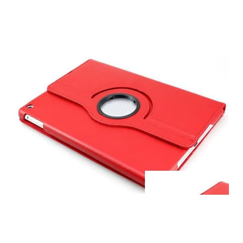 360 degree Rotating PU Leather Cover Case for ipad 234 for ipad5 ipad air smart stand with magnet8969782