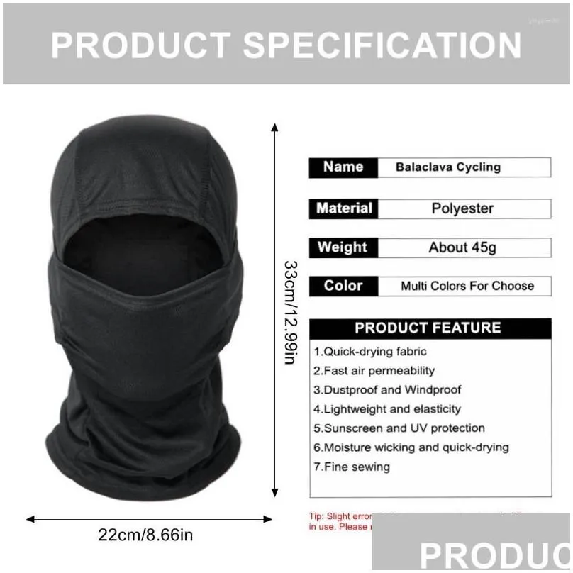 Bandanas Multicam Camouflage Balaclava Full Face Scarf Mask Hiking Cycling Hunting Army Bike Military Head Cover Tactical Cap Men