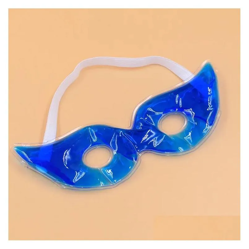 Party Masks Therapeutics Soothing Beauty Eye Mask Reusable Ice Cold Gel Relaxes Tired Eyes Diary Cool Protective Masr M21 Drop Deliv Dhx2W