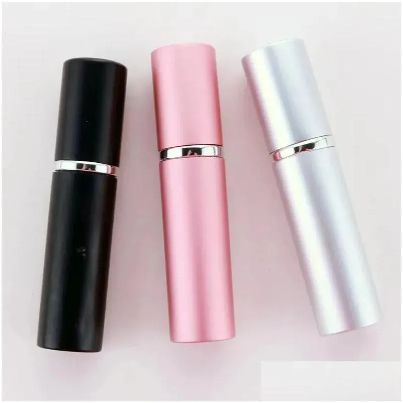 Party Favor 5Ml Per Atomizer Bottle Portable Mini Aluminum Refillable Spray Bottles Makeup Containers For Traveler S1 Drop Delivery Dhhjp