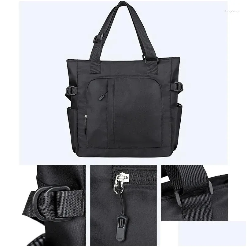 Outdoor Bags Luggage Men Travel Bag Handbag Black Gym Sports Man Shoulder Backpack Oxford Waterproof Duffel Business Short Distance