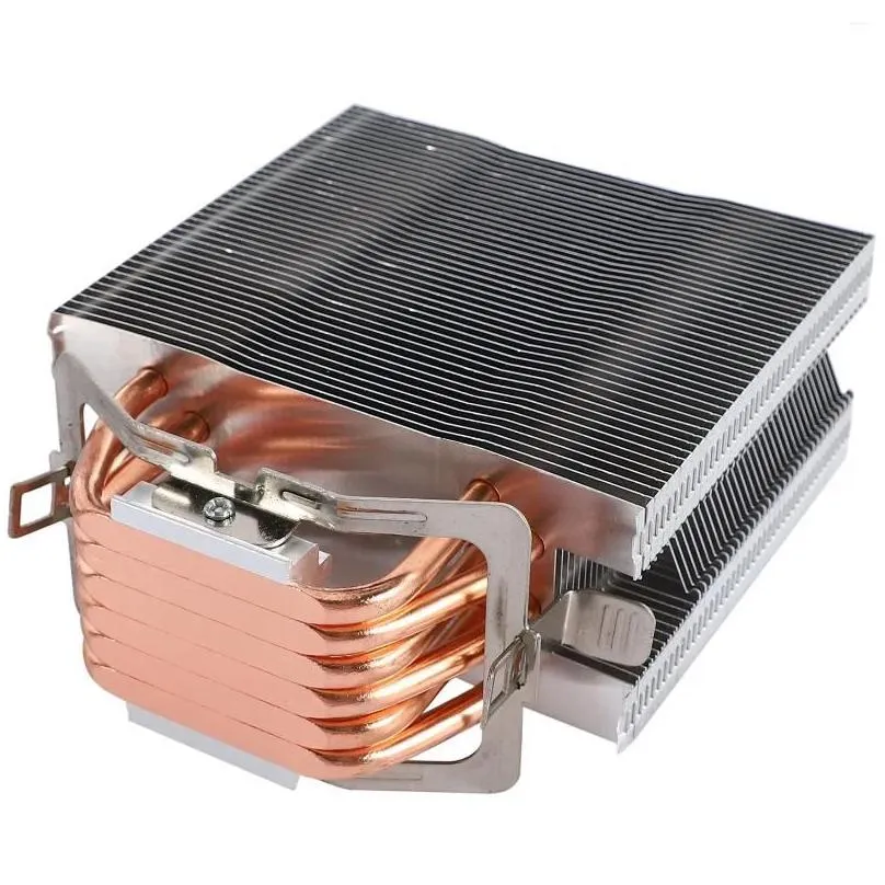 Spoons Fanless CPU Cooler 12Cm Fan 6 Copper Heatpipes Cooling Radiator For LGA 1150/1151/1155/1156/1366/775/2011 AMD