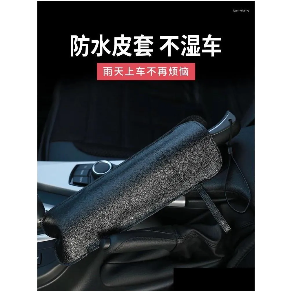 Umbrellas Fully Automatic Umbrella Men`s Oversized Reinforced and Thickened Strong Anti-storm Special Folding Car for Women Clephan