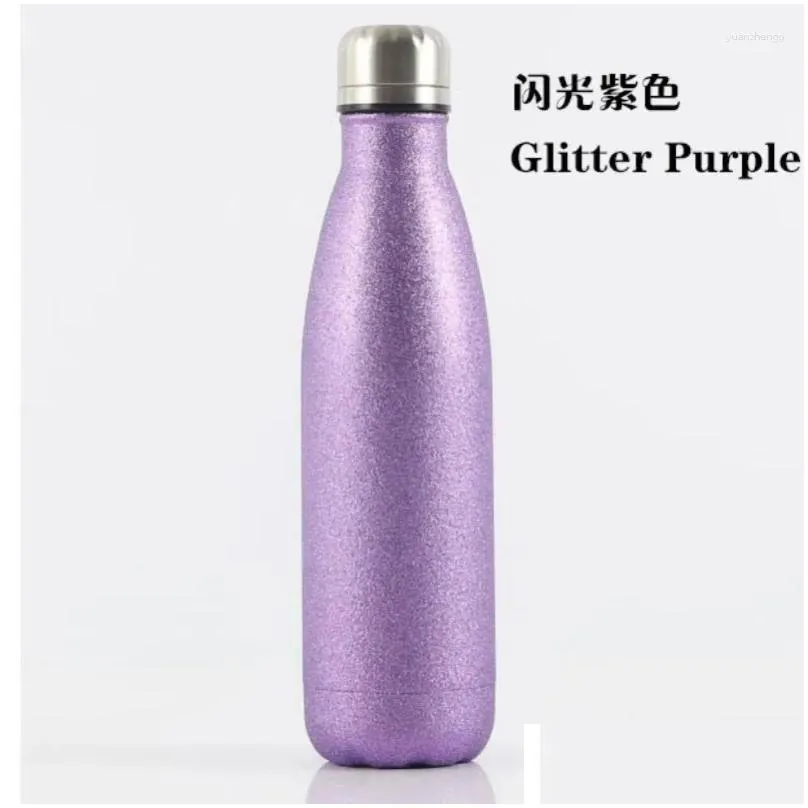 Water Bottles Double Layer Vacuum Insulated Cup 304 Stainless Steel Cola Bottle Large Capacity Outdoor Trend Essential