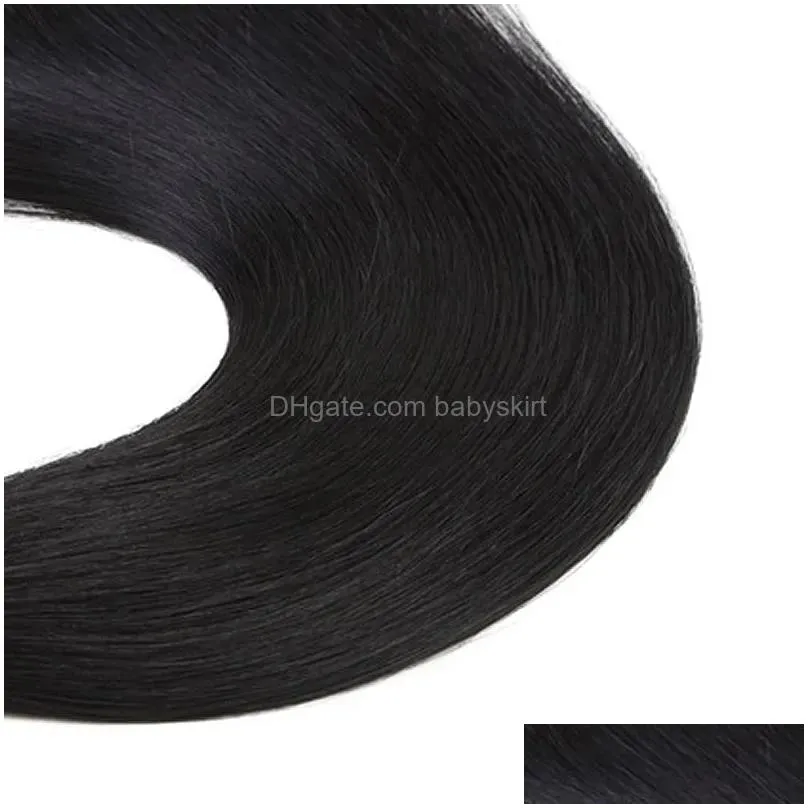 U Tip Pre Bond Hair Extension Keratin Fusion Human Hair Extension Double Drawn Silk Straight Brazilian Remy Hair Nano Ring 100