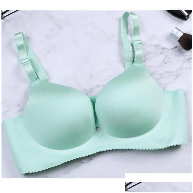 Bras 2022 Arrival Wire For Women Sexy Bralette Seamless Hollow Push Up Bra Comfortable Breathable Lingerie Drop Delivery Apparel Und Dhilb