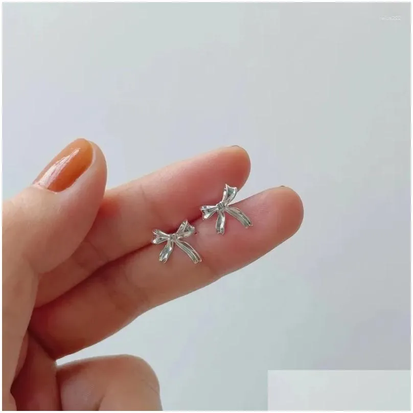 Stud Earrings Elegant Bowknot Earring Adornment Stylish Ear Piercing Pendant Jewelry Studs Accessories