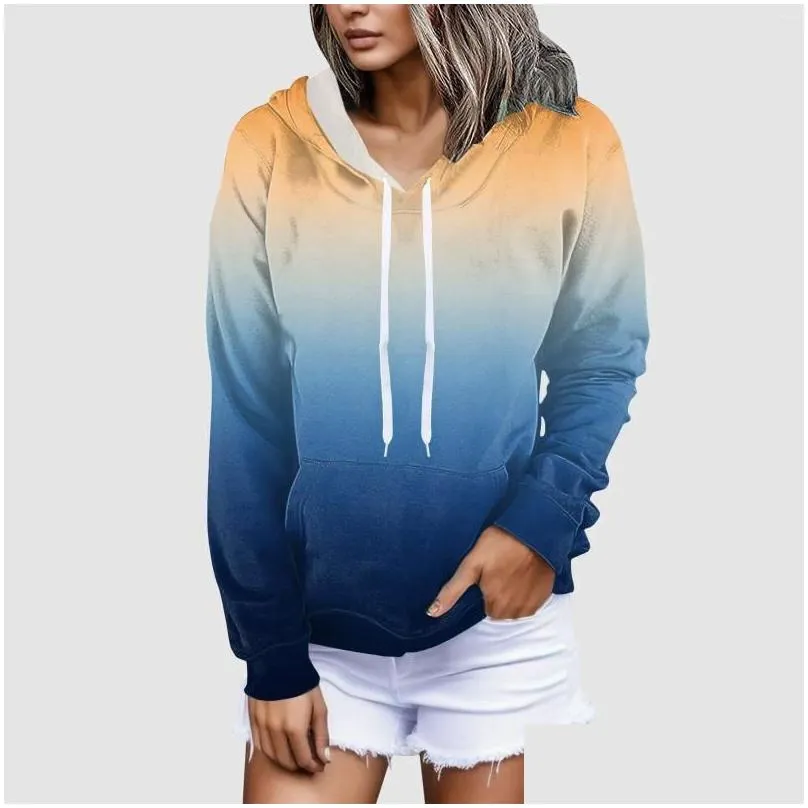 Women`s Hoodies Girls Active Hoodie Women Fashion Sweatshirt Long Sleeve Shirt Pullover Autumn Clothes Hooded