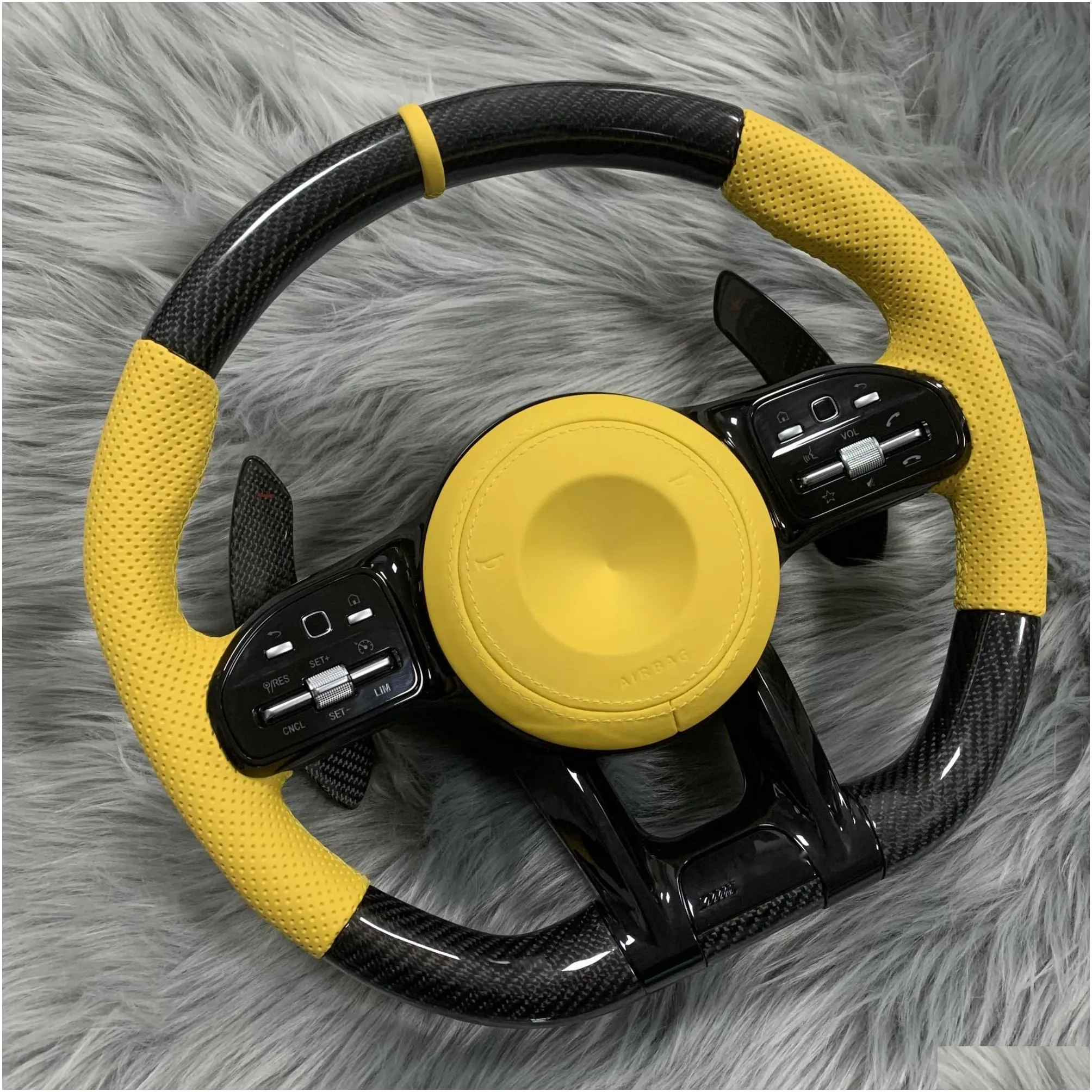 AMG Steering wheel for  AMG GT W190 C190 W205 C205 W166 W167 W177 W213 W217 C217 W222 W223 W253 W257 W292 W463 W464 a sls c e sl m g cl cla gle slc