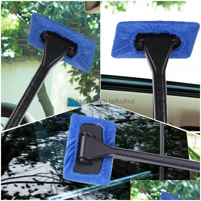 fog smoke machine car cleaning tools 1pcs detachable window microfiber wiper cleaner with cloth pad tool brush h sqcvbk3227093