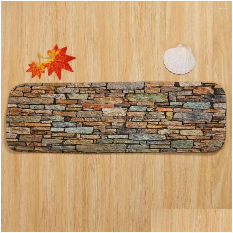 carpets creative stone wall mat carpet home bedroom door non-slip stair customization arrivel