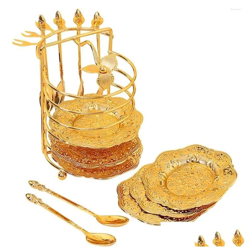 Dinnerware Sets 1 Set Of Cake Stand Biscuit Fruit Cookie Dessert Party Display Holder