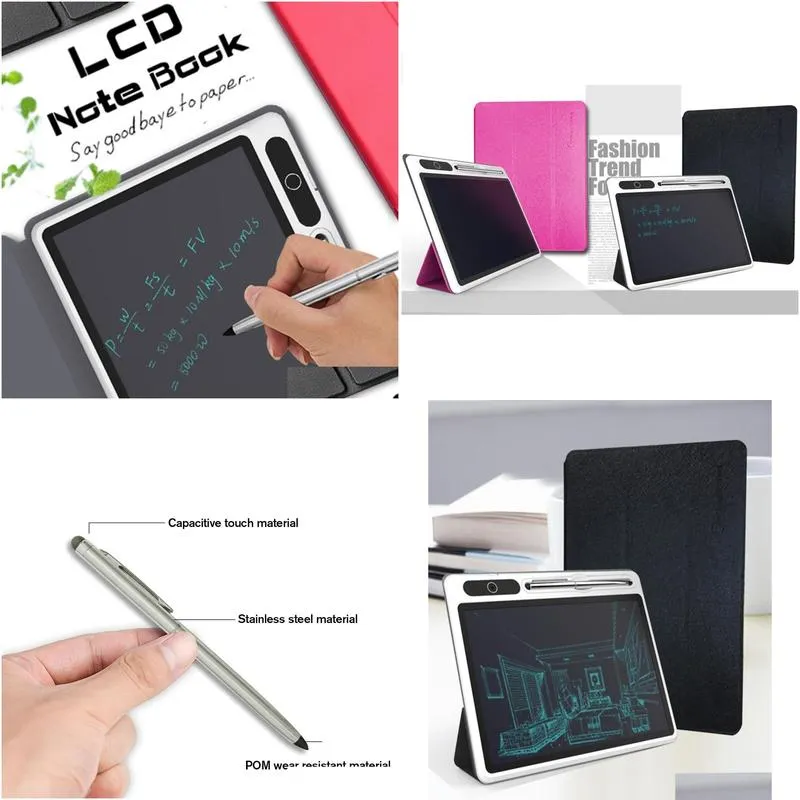 Graphics Tablets Pens 10 inch LCD electronic write board children039s writing board7281914