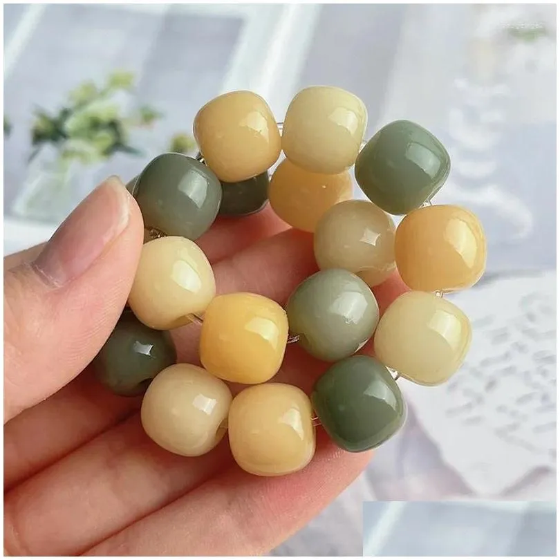 Strand Colorful Single Circle Bracelet Men And Women Around The Fingers Must Have Buddha Beads Play Bodhi Root Jewellery