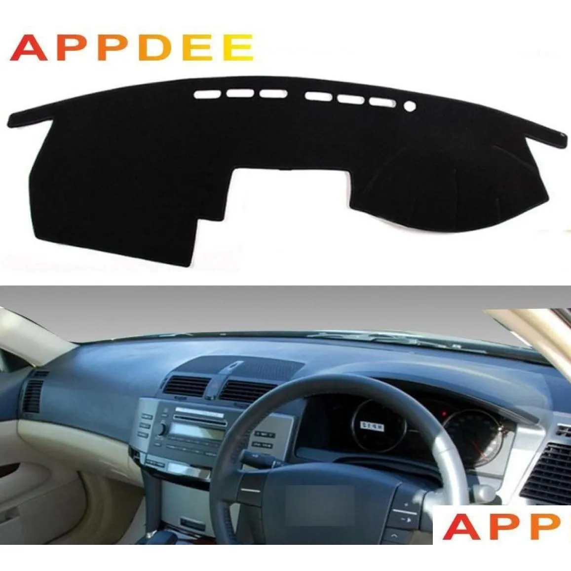 APPDEE For mark x 20042009 Car Styling Covers Dashmat Dash Mat Sun Shade Dashboard Cover Capter 2005 2006 2007 2008 RHD16339223