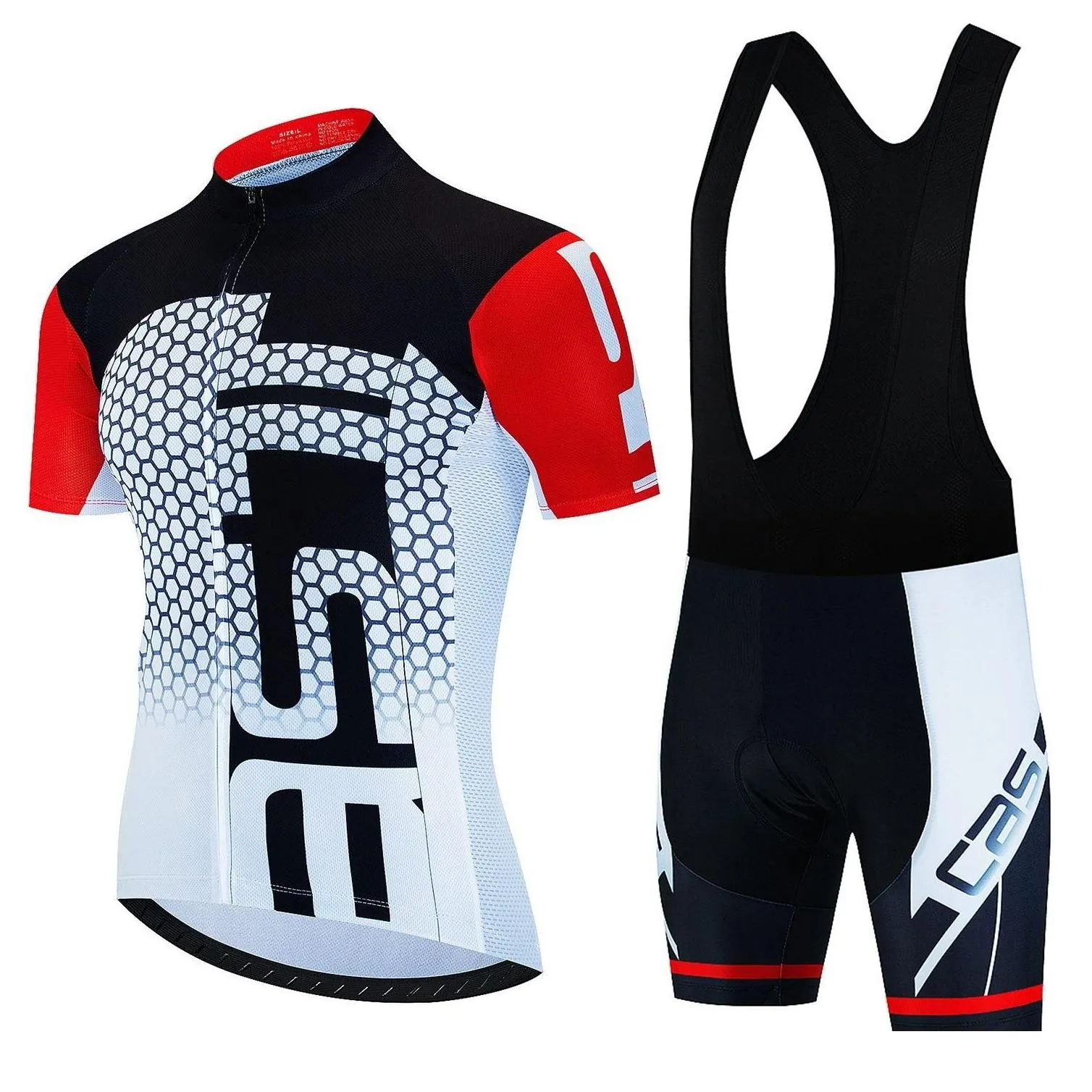 Cycling Jersey Sets Bicycles Set Mtb Mens Maillot Summer Cycle Tshirt Bib Shorts Suit Triathlon Mountain Bike Clothes Drop Delivery Sp
