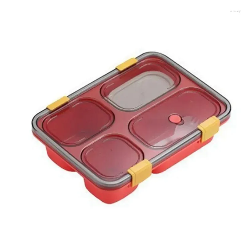 Dinnerware Sets Lunchbox With Compartment Portable Bento Box For Adult Kids Microwave Safe Children School Salad Boxes Container