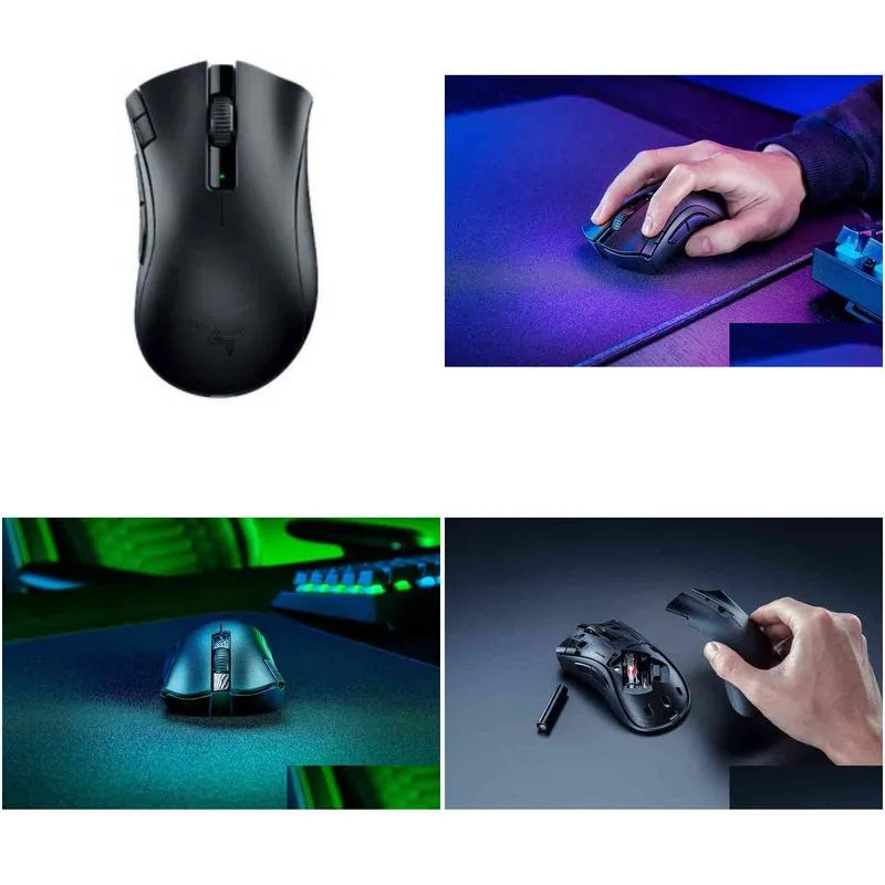 Mice Razer Deathadder V X Hyperspeed Wireless Gaming Mouse With BestInClass Ergonomics J220523